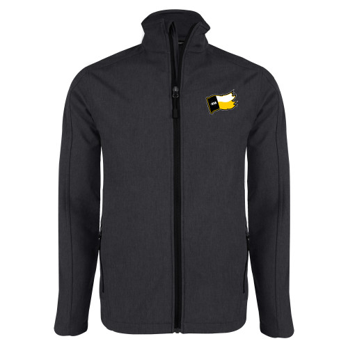  Charcoal Heather Softshell Jacket - Secondary Logo