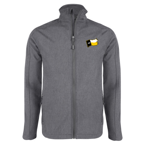 Grey Heather Softshell Jacket - Secondary Logo