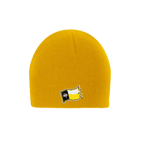  Gold Knit Beanie - Secondary Logo