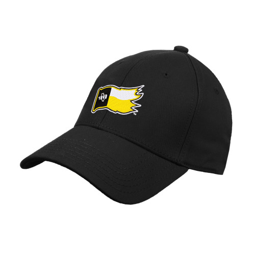  Black Structured Adjustable Pro Style Hat - Secondary Logo