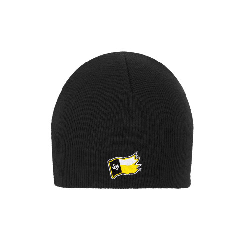  Black Knit Beanie - Secondary Logo