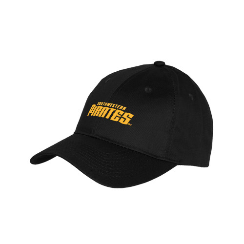  Youth Black Pro Style Hat - Wordmark