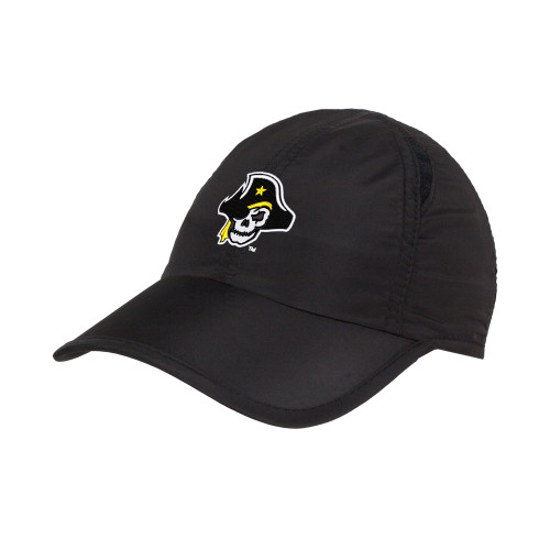  Womens Black Performance Cap - Primary Logo
