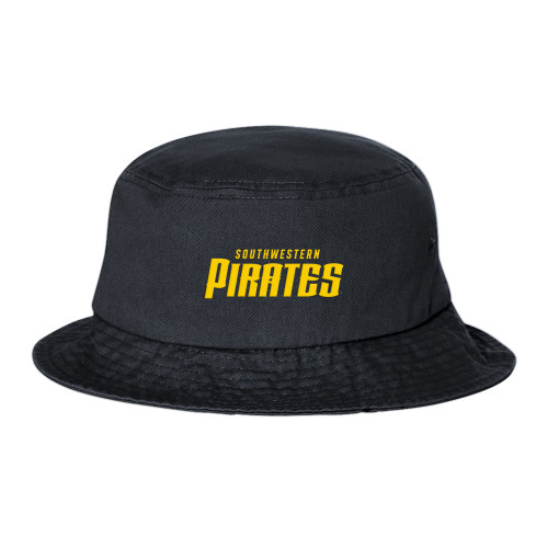  Sportsman Black Bucket Hat - Wordmark