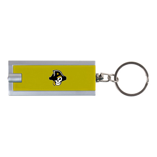  Turbo Gold Flashlight Key Holder - Flat Wordmark Tent