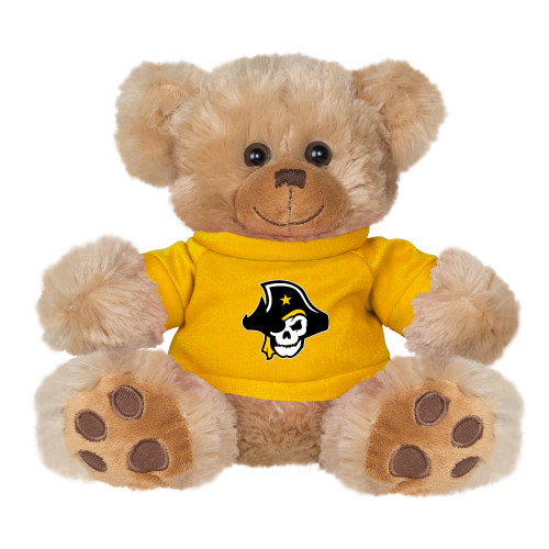  Plush Big Paw 8 1/2 inch Brown Bear w/Gold Shirt - Primary Logo