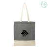 Thumbnail image for  Split Recycled Black Cotton Twill Convention Tote
