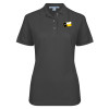 Thumbnail image for  Womens Silk Touch Charcoal Pique Polo