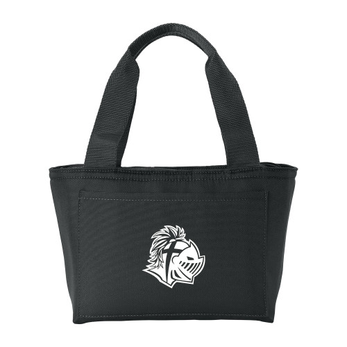  Insulated Black Lunch Tote - Warrior Helmet