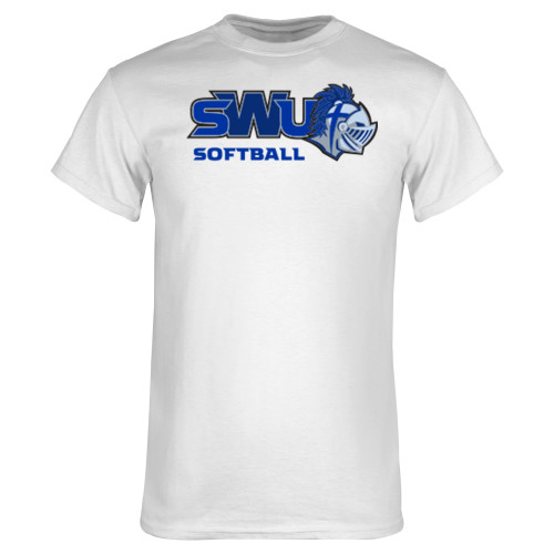  White T Shirt - Softball