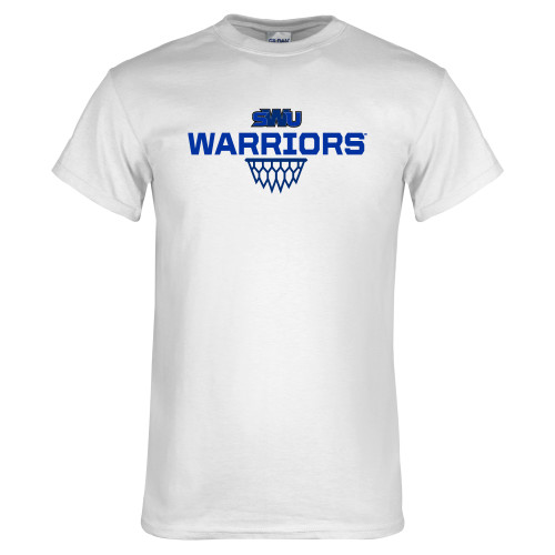  White T Shirt - Basketball Sharp Net