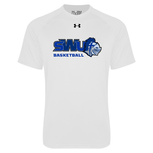  Under Armour White Tech Tee - Basketball