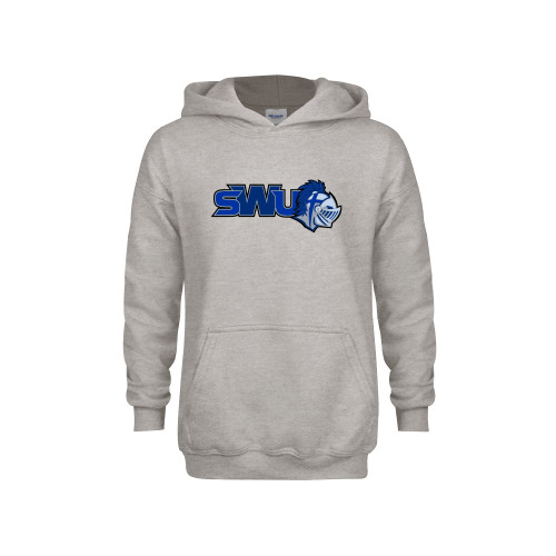  Youth Grey Fleece Hood - SWU w/ Knight