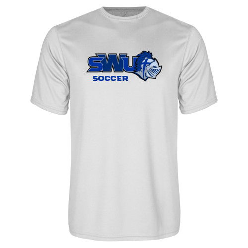  White Performance Tee - Soccer