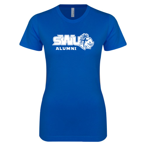  Next Level Womens Royal Boyfriend Tee - Alumni