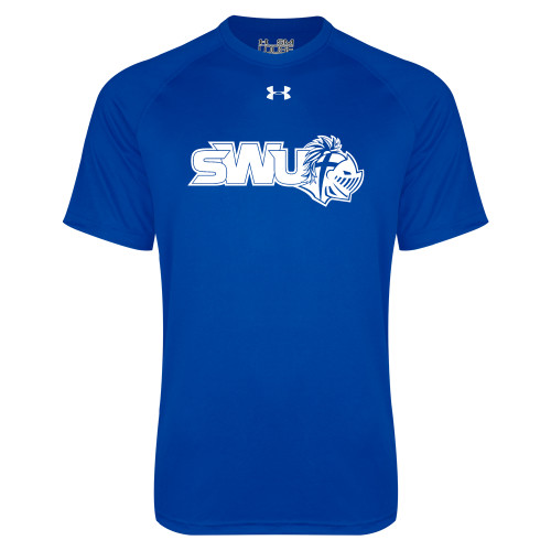  Under Armour Royal Tech Tee - SWU w/ Knight