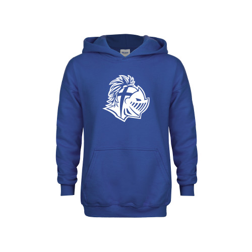  Youth Royal Fleece Hoodie - Warrior Helmet