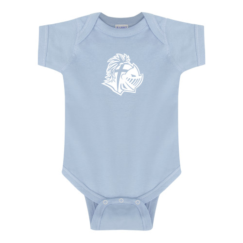  Light Blue Infant Onesie - Warrior Helmet