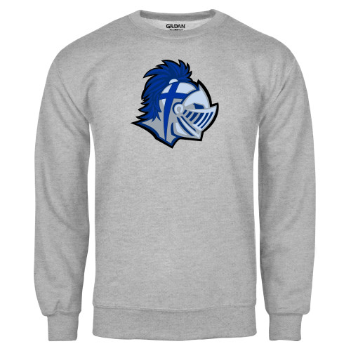  Grey Fleece Crew - Warrior Helmet