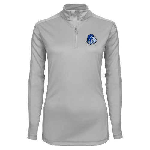  Syntrel Womens Platinum Interlock 1/4 Zip - Warrior Helmet