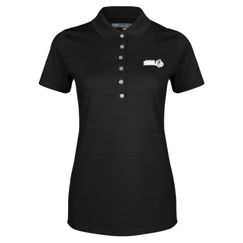  Callaway Womens Black Opti Vent Polo - SWU w/ Knight