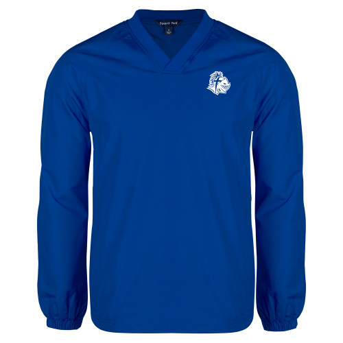  Royal V Neck Raglan Windshirt - Warrior Helmet