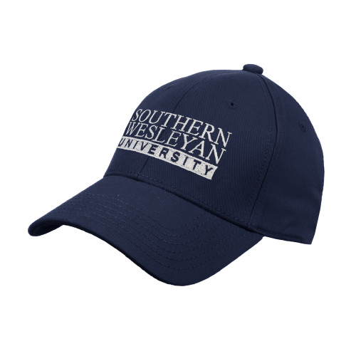  Navy Structured Adjustable Pro Style Hat - University Wordmark
