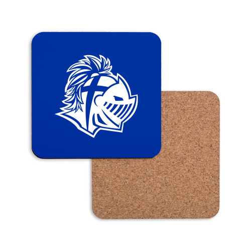  Hardboard Coaster w/Cork Backing - Warrior Helmet
