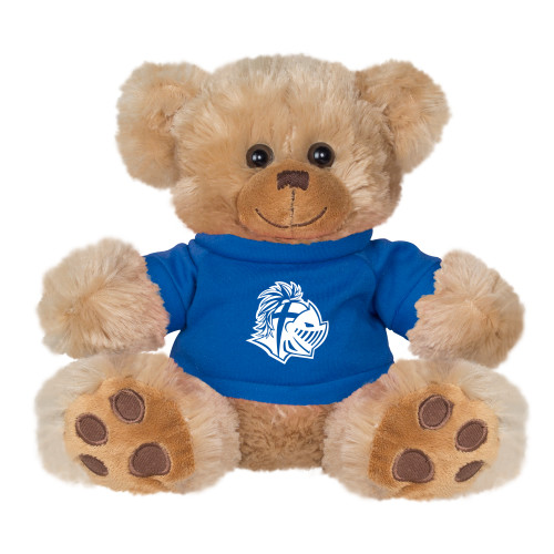  Plush Big Paw 8 1/2 inch Brown Bear w/Royal Shirt - Warrior Helmet
