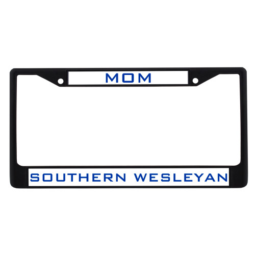  Mom Metal License Plate Frame in Black - Mom
