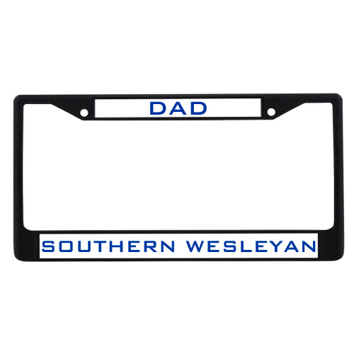  Dad Metal License Plate Frame in Black - Dad