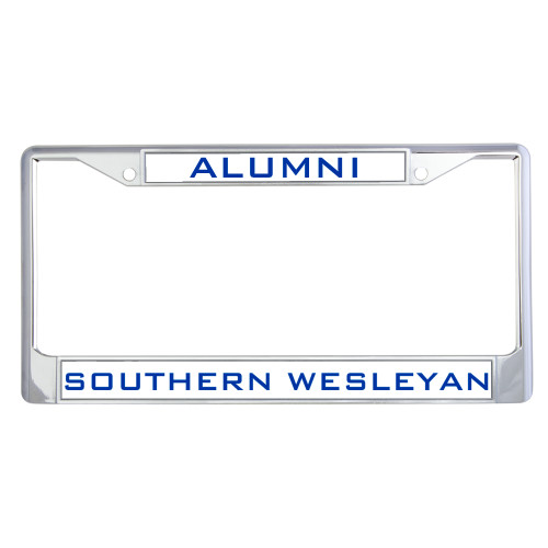  Alumni Metal License Plate Frame in Chrome - Alumni
