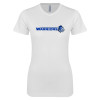 Thumbnail image for  Next Level Womens White Boyfriend Tee