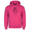 Thumbnail image for  Womens Fuchsia Fleece Hoodie