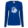 Thumbnail image for  Womens Royal Long Sleeve V Neck Tee 