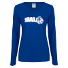 Thumbnail image for  Womens Royal Long Sleeve V Neck Tee 