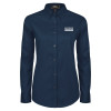 Thumbnail image for  Womens Navy Twill Button Down Long Sleeve 