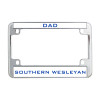 Thumbnail image for  Metal Motorcycle License Plate Frame in Chrome