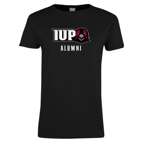  Womens Black Short Sleeve Tee - Alumni
