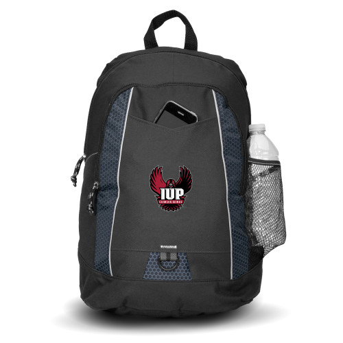  Black Impulse Backpack - IUP Hawk Wings