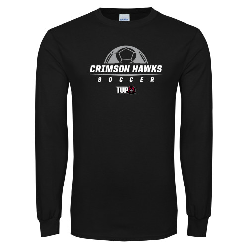  Black Long Sleeve T Shirt - Soccer