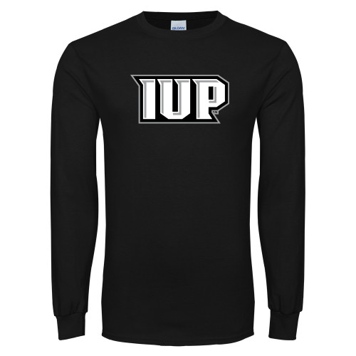  Black Long Sleeve T Shirt - IUP Monogram