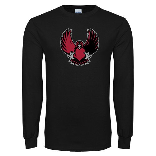 Black Long Sleeve T Shirt - Full Hawk