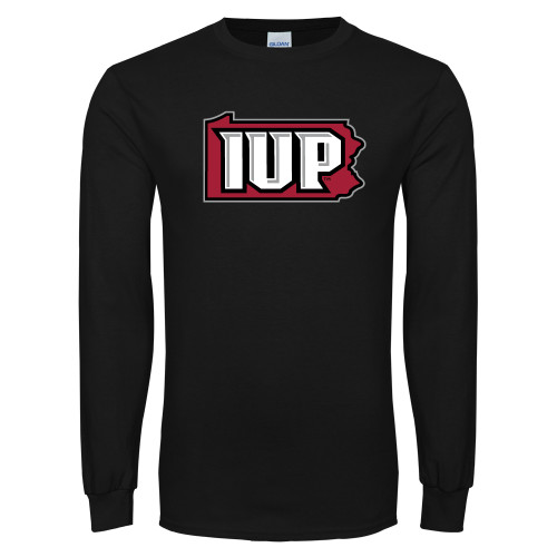 Black Long Sleeve T Shirt - Crimson Hawks