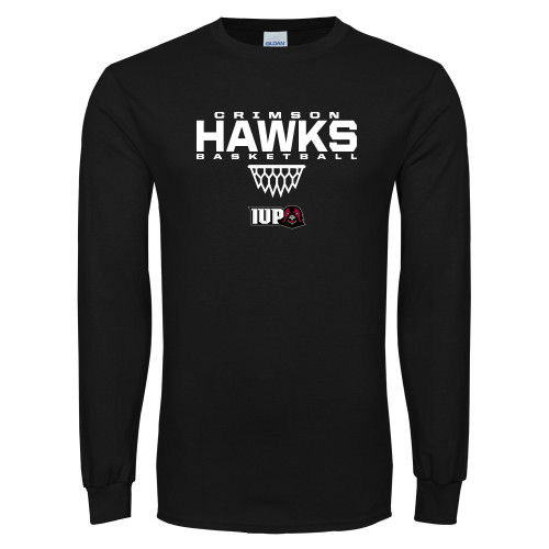  Black Long Sleeve T Shirt - Basketball Sharp Net