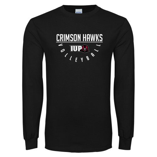  Black Long Sleeve T Shirt - Volleyball Bar