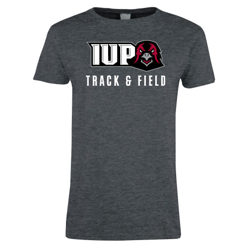  Womens Dark Heather Short Sleeve Tee - Track and Field