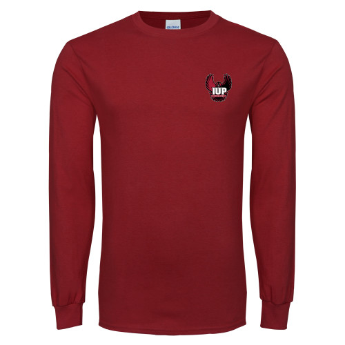  Cardinal Long Sleeve T Shirt - IUP Hawk Wings
