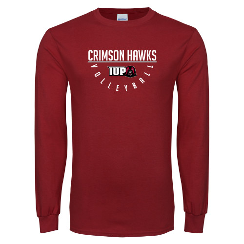  Cardinal Long Sleeve T Shirt - Volleyball Bar