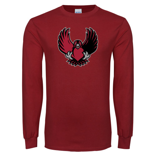  Cardinal Long Sleeve T Shirt - Full Hawk